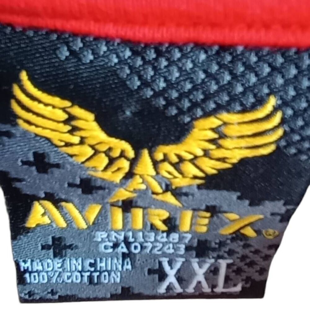 Avirex Tee shirt , death glory skeleton & snake HTF , vintage - Picture 6 of 6